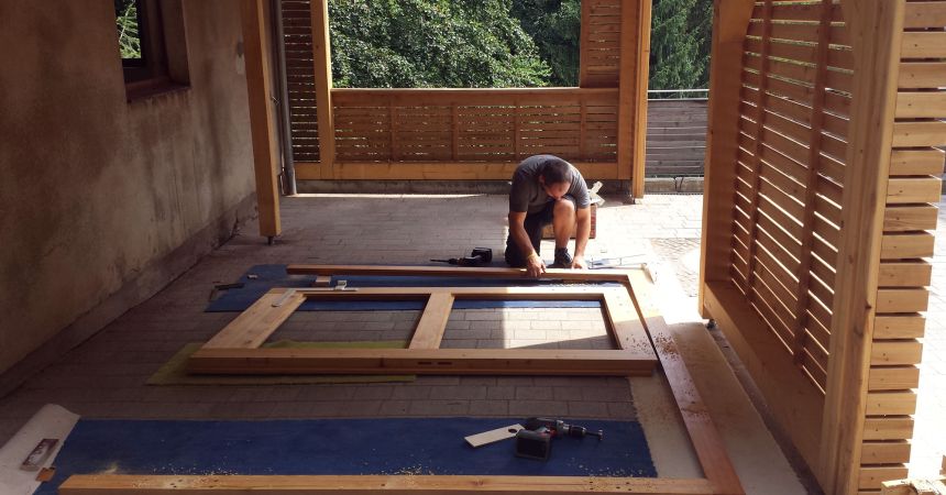 Neubau Garagentor - idee+werk